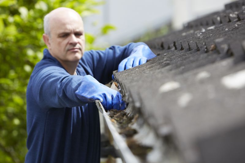 Blocked Gutter Cleaning
